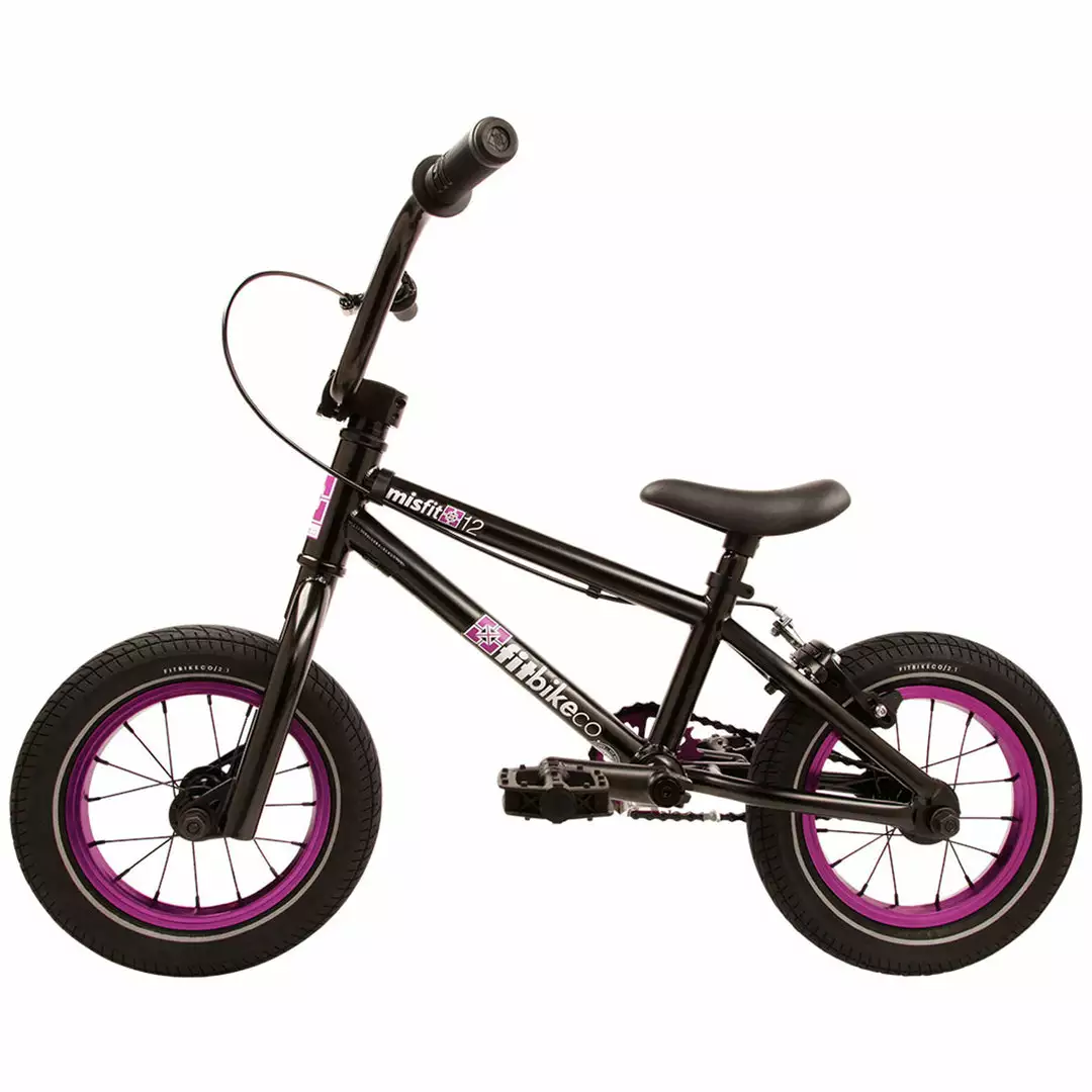 Fit Misfit 12" BMX Bike-ED Black/Purple FREESTYLE BIKES 4 Fit Misfit 12" BMX Bike-ED Black/Purple FREESTYLE BIKES