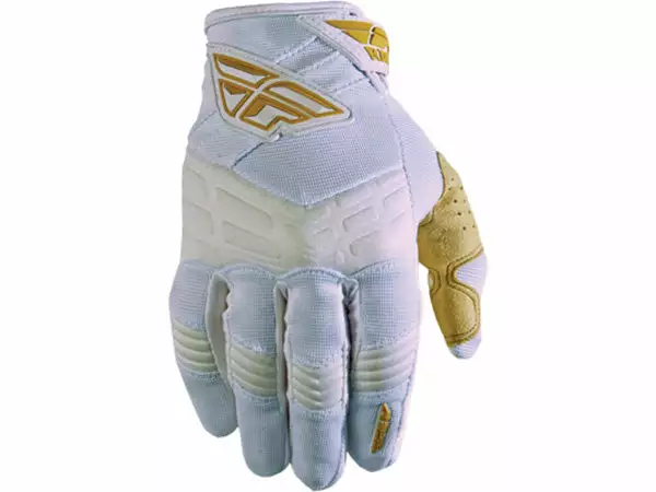 Fly Racing 2013 F-16 Gloves-White/Gold 1 Fly Racing 2013 F-16 Gloves-White/Gold