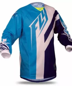 Fly Racing 2014 Kinetic Mesh Race Jersey-Blue/Navy