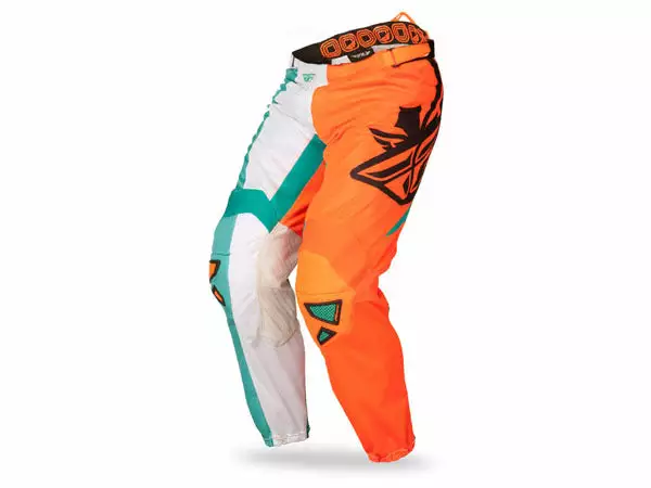 Fly Racing 2014 Kinetic Mesh Race Pants-Teal/Hi-Vis Orange RACE WEAR 2 Fly Racing 2014 Kinetic Mesh Race Pants-Teal/Hi-Vis Orange RACE WEAR