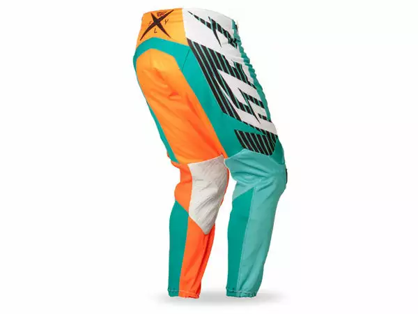 Fly Racing 2014 Kinetic Mesh Race Pants-Teal/Hi-Vis Orange RACE WEAR 4 Fly Racing 2014 Kinetic Mesh Race Pants-Teal/Hi-Vis Orange RACE WEAR