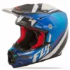Fly Racing F2 Carbon Fastback Helmet-Black/Blue/White
