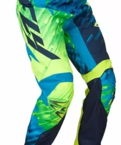 RACE WEAR Fly Racing 2015 Glitch Bicycle Race Pants-Blue/Hi-Vis