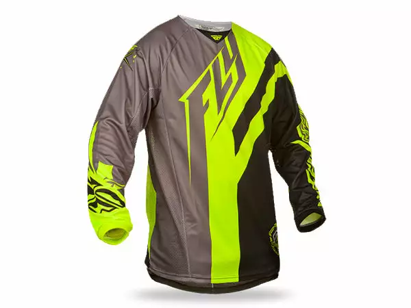 Fly Racing 2015 Kinetic Division Race Jersey-Black/Gray/Hi-Vis 1 Fly Racing 2015 Kinetic Division Race Jersey-Black/Gray/Hi-Vis