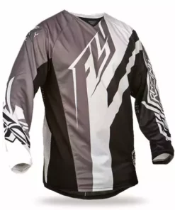 RACE WEAR Fly Racing 2015 Kinetic Division Race Jersey-Black/White