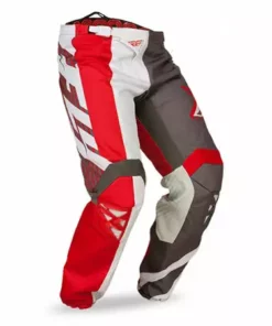 Fly Racing 2015 Kinetic Division Race Pants-Red/Gray/White RACE WEAR
