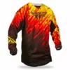RACE WEAR Fly Racing 2015 Kinetic Glitch Race Jersey-Red/Black/Yellow