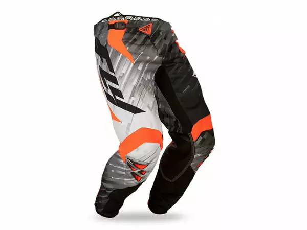 RACE WEAR Fly Racing 2015 Kinetic Glitch Race Pants-Black/White/Orange 1 RACE WEAR Fly Racing 2015 Kinetic Glitch Race Pants-Black/White/Orange