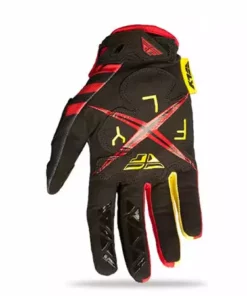 Fly Racing 2015 Kinetic Gloves-Red/Black/Yellow RACE WEAR