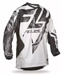 RACE WEAR Fly Racing 2015 Lite Hydrogen Race Jersey-Black/White