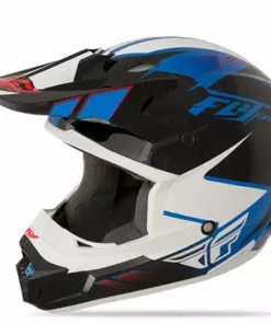 Fly Racing Kinetic Impulse Helmet-Blue/Black/Orange