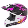 PROTECTIVE GEAR Fly Racing Kinetic Impulse Helmet-Pink/Black/White