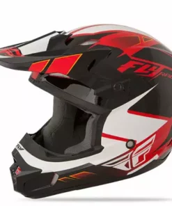PROTECTIVE GEAR Fly Racing Kinetic Impulse Helmet-Red/Black/White
