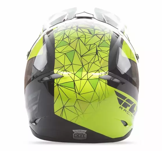 Fly Racing Fly 2018 Kinetic Crux Helmet-Black/Grey/HiVis PROTECTIVE GEAR 2 Fly Racing Fly 2018 Kinetic Crux Helmet-Black/Grey/HiVis PROTECTIVE GEAR