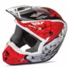 Fly Racing Fly 2018 Kinetic Crux Helmet-Red/Black/White PROTECTIVE GEAR