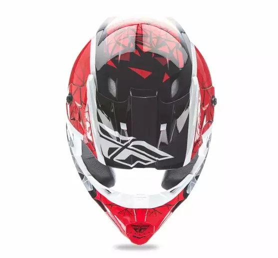 Fly Racing Fly 2018 Kinetic Crux Helmet-Red/Black/White PROTECTIVE GEAR 4 Fly Racing Fly 2018 Kinetic Crux Helmet-Red/Black/White PROTECTIVE GEAR