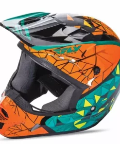 Fly Racing Fly 2017 Kinetic Crux Helmet-Teal/Orange/Black