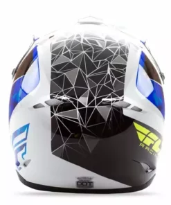 Fly Racing Fly 2018 Kinetic Crux Helmet-White/Black/Blue 6 Fly Racing Fly 2018 Kinetic Crux Helmet-White/Black/Blue