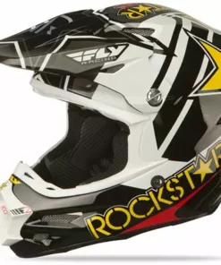 Fly Racing F2 Rockstar Helmet-Black/White