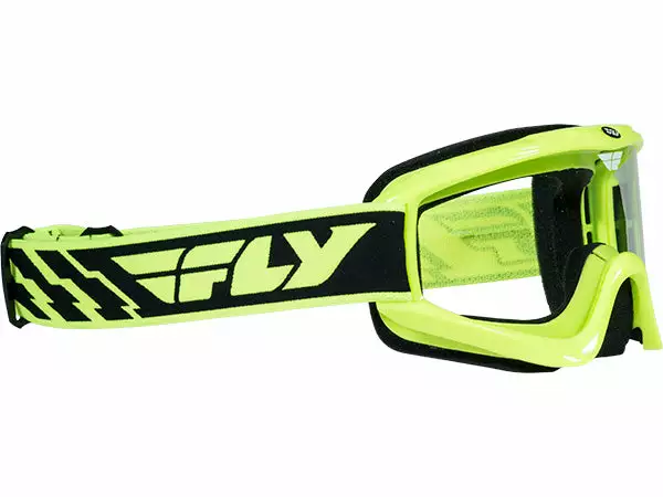 PROTECTIVE GEAR Fly Racing Focus Goggle-Adult-Hi-Vis-Clear Lens 1 PROTECTIVE GEAR Fly Racing Focus Goggle-Adult-Hi-Vis-Clear Lens