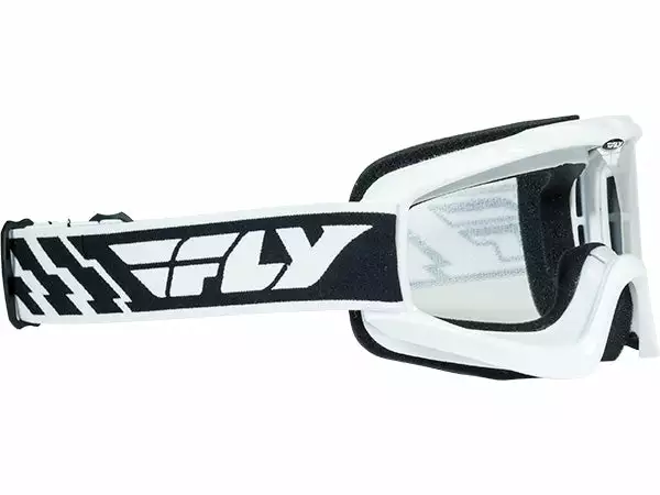 Fly Racing Focus Goggle-Adult-White-Clear Lens 1 Fly Racing Focus Goggle-Adult-White-Clear Lens