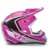 Fly Racing 2016 Kinetic Fullspeed Helmet-Pink/Black/White PROTECTIVE GEAR