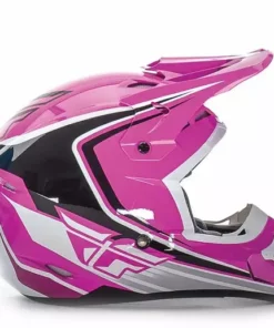 Fly Racing 2016 Kinetic Fullspeed Helmet-Pink/Black/White PROTECTIVE GEAR