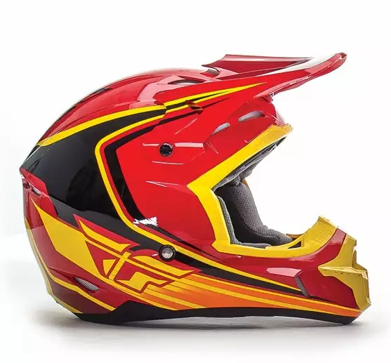 PROTECTIVE GEAR Fly Racing 2016 Kinetic Fullspeed Helmet-Red/Black/Yellow 1 PROTECTIVE GEAR Fly Racing 2016 Kinetic Fullspeed Helmet-Red/Black/Yellow