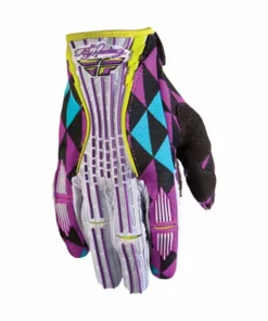 Fly Racing Kinetic Ladies Gloves-Purple RACE WEAR