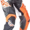 RACE WEAR Fly Racing Kinetic Vector Race Pants-Flo Orange/White/Black