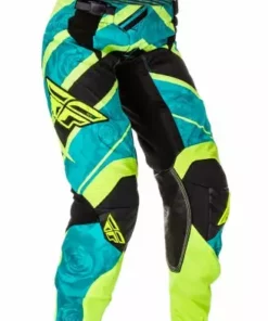 Fly Racing 2016 Kinetic Ladies Pants-Teal/Hi-Vis