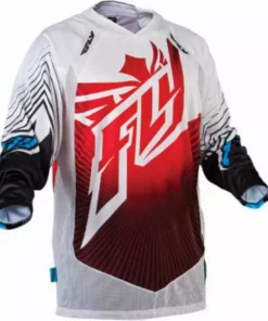 Fly Racing RACE WEAR Fly Lite Hydrogen Jersey-Red/White