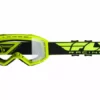 Fly Racing 2019 Focus Goggles-Hi-Vis Yellow/Clear PROTECTIVE GEAR