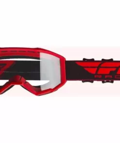 PROTECTIVE GEAR Fly Racing 2019 Focus Goggles W/ Clear Lens-Red/Clear