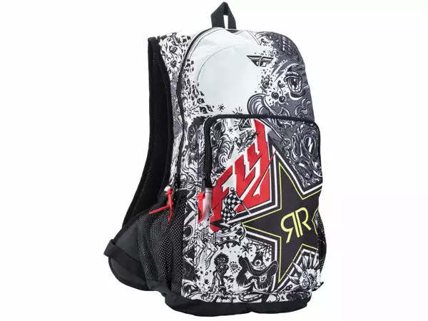 Fly Racing 2019 Jump Rockstar Backpack-White 1 Fly Racing 2019 Jump Rockstar Backpack-White