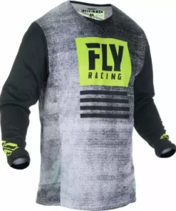 RACE WEAR Fly Racing 2019 Kinetic Noiz Jersey-Black/Hi-Vis