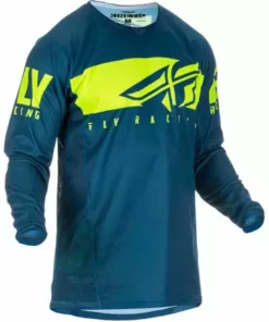 Fly Racing 2019 Kinetic Shield Jersey-Navy/Hi-Vis