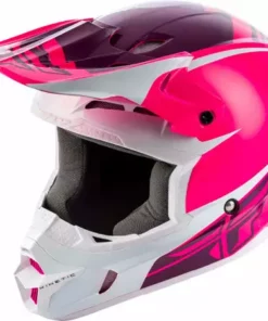 Fly Racing 2019 Kinetic Sharp Helmet-Pink/White Helmets