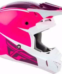 Fly Racing 2019 Kinetic Sharp Helmet-Pink/White Helmets