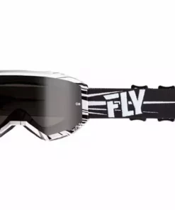 Fly Racing 2019 Zone Goggles-Black/White/Dark Smoke PROTECTIVE GEAR