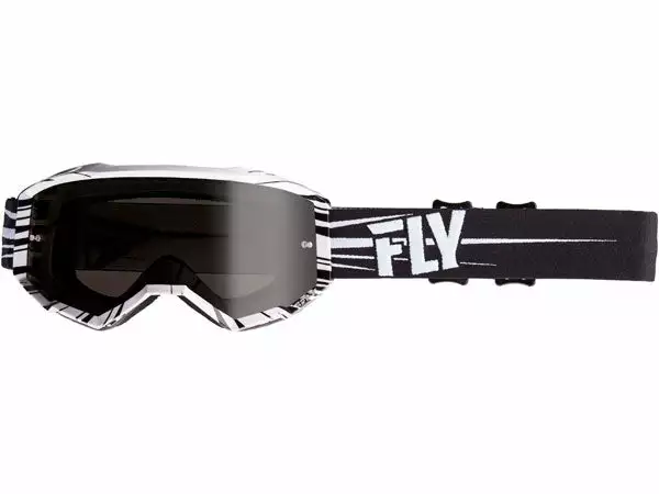 Fly Racing 2019 Zone Goggles-Black/White/Dark Smoke PROTECTIVE GEAR 1 Fly Racing 2019 Zone Goggles-Black/White/Dark Smoke PROTECTIVE GEAR