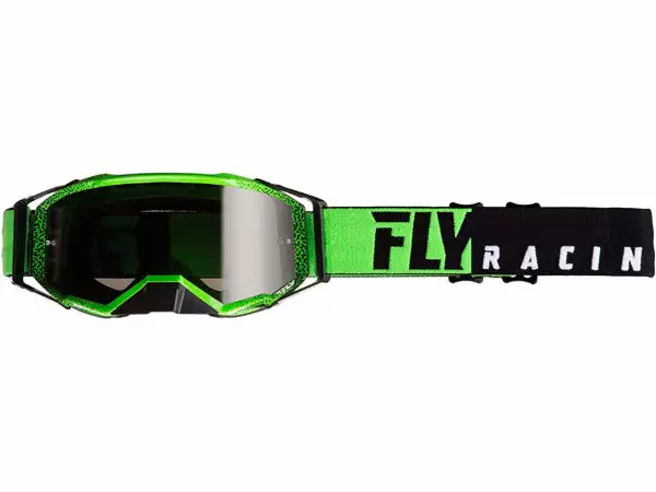 Fly Racing 2019 Zone Pro Goggles-Black/Green/Dark Smoke 1 Fly Racing 2019 Zone Pro Goggles-Black/Green/Dark Smoke