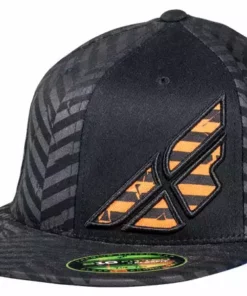 Fly Racing Herringbone Hat-Black/Black APPAREL