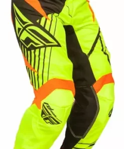 Fly Racing Kinetic Vector Mesh Race Pants-Hi-Vis/Black/Orange
