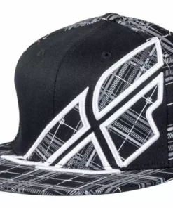 APPAREL Fly Racing Plaid Hat-Black-Small/Medium