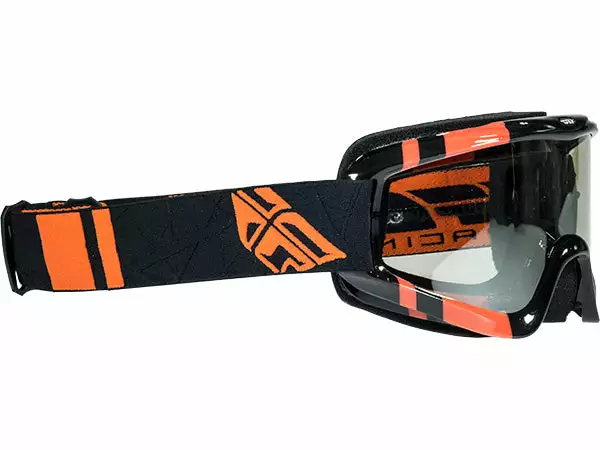 Fly Racing Zone Goggle-Adult-Black/Orange-Flash Chrome Lens PROTECTIVE GEAR 1 Fly Racing Zone Goggle-Adult-Black/Orange-Flash Chrome Lens PROTECTIVE GEAR