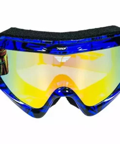 Fly Racing Zone Pro Goggles-Adult Blue/Black PROTECTIVE GEAR