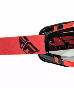 PROTECTIVE GEAR Fly Racing Zone Goggle-Youth-Red/Black-Flash Chrome Lens