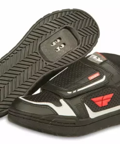 Fly Racing Transfer Clipless Shoes-Black/White