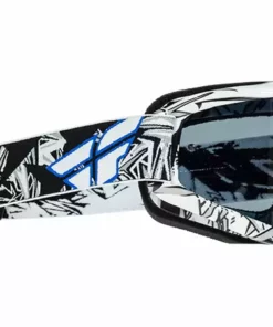 Fly Racing Zone Pro Goggles-Adult Black/White PROTECTIVE GEAR